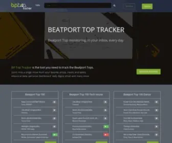 Bptoptracker.com(Beatport Top Tracker) Screenshot