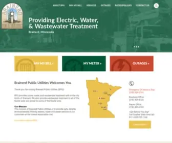 Bpu.org(Brainerd Public Utilities) Screenshot