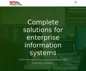 BPW-Consulting.com(Software Services) Screenshot