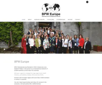 BPW-Europe.org(BPW Europe) Screenshot