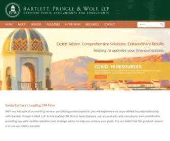 BPW.com(Bartlett, Pringle & Wolf LLP) Screenshot