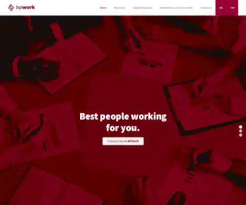 Bpwork.com.mx(Reclutamiento, Headhunting y Capital Humano) Screenshot