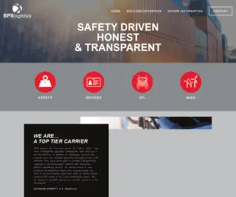 BPxlogistics.com(BPX Logistics) Screenshot