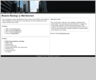 Bqbackup.com(Remote Backup using Rsync or FTP) Screenshot