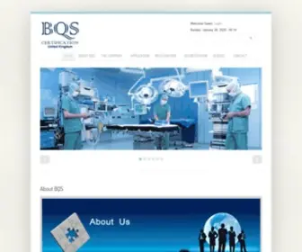 BQS-Cert.co.uk(BQS Certification) Screenshot