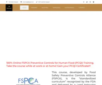 Bquali.com(FSPCA Preventive Controls for Human Food (PCQI) Training BQUALI INC) Screenshot