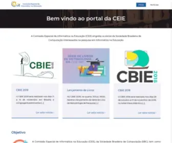 BR-IE.org(Portal de publicações da CEIE) Screenshot