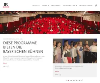 BR-Klassik.de(Die ganze Welt der Klassischen Musik) Screenshot