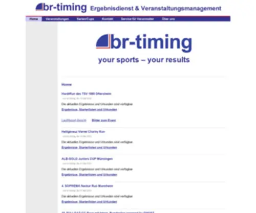 BR-Timing.de(BR Timing) Screenshot