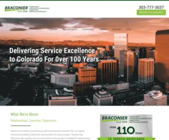 Braconier.com(Commercial Plumbing & Mechanical Services) Screenshot