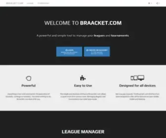 Braacket.com(League and Tournament manager) Screenshot