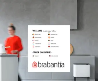 Brabantia.com(Welcome) Screenshot