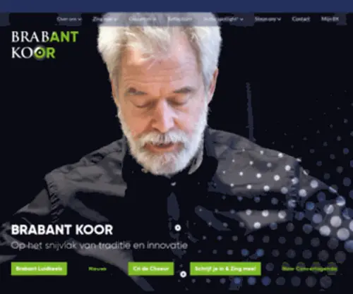 Brabantkoor.nl(Brabant Koor) Screenshot