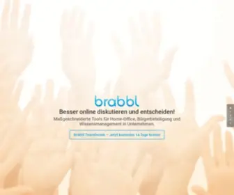 Brabbl.com(Argumentieren, abstimmen, verändern) Screenshot