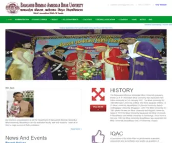 Brabu.net(Babasaheb Bhimrao Ambedkar Bihar University) Screenshot