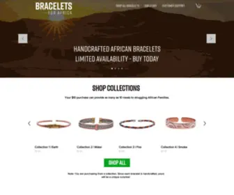 Braceletsforafrica.com(Bracelets for Africa) Screenshot