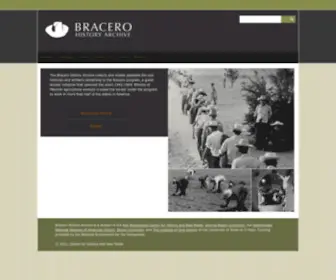 Braceroarchive.org(Bracero History Archive) Screenshot