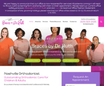 Bracesbydrruth.com(Nashville Orthodontist) Screenshot