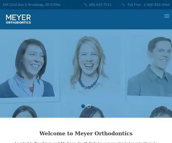 Bracesbymeyer.com(Orthodontist in Brookings) Screenshot