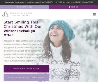 Bracesfaces.co.uk(Orthodontics & General Dentistry in the West Midlands) Screenshot