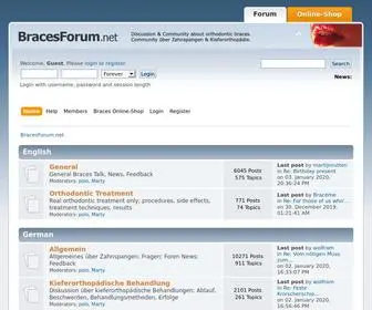 Bracesforum.net(Index) Screenshot
