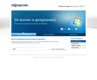 Bracespecialist.nl(Dit domein is geregistreerd door Mijnserver) Screenshot