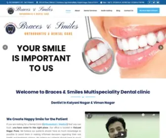 Bracessmiles.com(Dentist in Kalyani Nagar) Screenshot