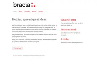 Bracia.com(Creative Consulting for Visionaries with Ben Klocek) Screenshot