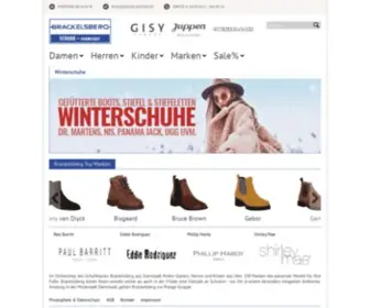 Brackelsberg.de(Bei Brackelsberg online Markenschuhe kaufen) Screenshot