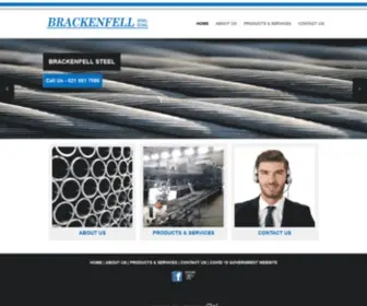 Brackenfellsteel.co.za(Steel Suppliers Cape Town) Screenshot