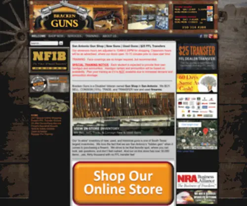 Brackenguns.com(Brackenguns) Screenshot