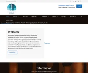 Brackenhurstbaptist.co.za(The Word to the World) Screenshot