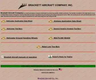 Brackettaircraft.com(Brackett Aircraft Company) Screenshot