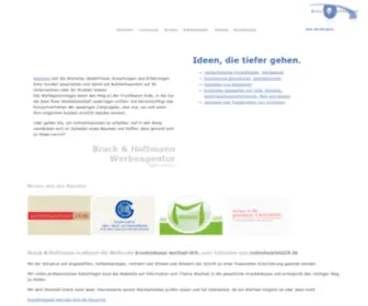 Brackhoffmann.de(Brack und Hoffmann Werbeagentur Halle (Saale)) Screenshot