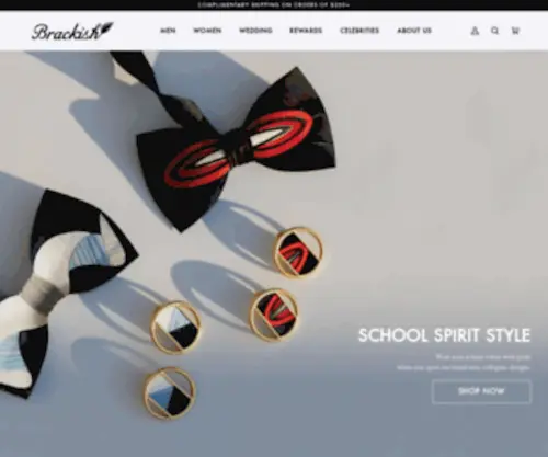 Brackish.com(Feather Bow Ties) Screenshot