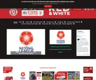 Brackleytownfc.com(Brackley Town Football Club) Screenshot