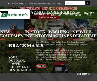 Brackmansmower.com(Home Brackman Hattiesburg) Screenshot