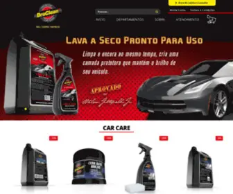 Braclean.com.br(A linha de produtos completa para cuidar do seu carro) Screenshot