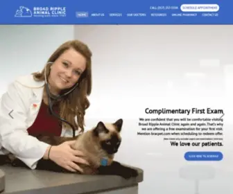 BracPet.com(Indianapolis Animal Clinic) Screenshot