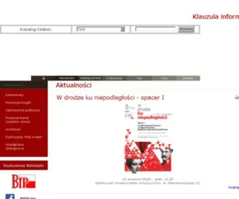 Bracz.edu.pl(Biblioteka Raczyńskich) Screenshot