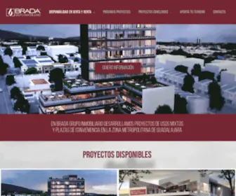 Brada.com.mx(Brada Grupo Inmobiliario) Screenshot