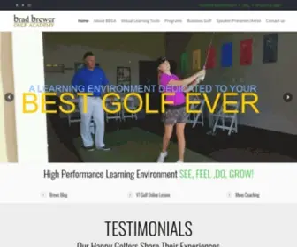 Bradbrewer.com(Brad Brewer Golf Academy) Screenshot