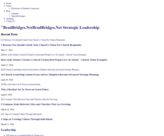 Bradbridges.net(Strategic Leadership) Screenshot