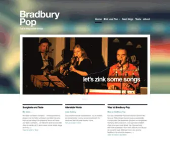 Bradbury-Pop.de(Bradbury Pop) Screenshot