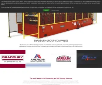 Bradburygroup.com(Roll Forming and Coil Processing Equipment) Screenshot