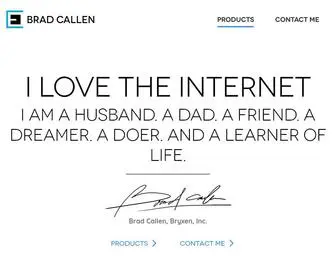 Bradcallen.com(Brad Callen) Screenshot