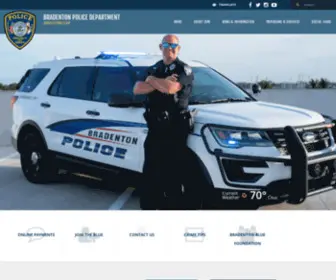 Bradentonpd.com(Bradenton Police Department) Screenshot