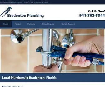 Bradentonplumbingllc.com(Bradenton Plumbing) Screenshot