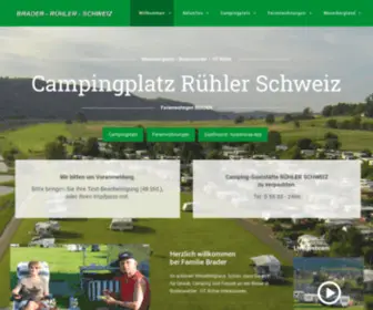 Brader-Ruehler-SChweiz.de(Camping Weser) Screenshot