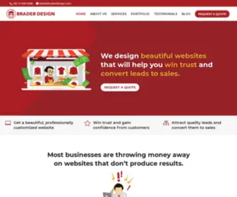 Braderdesign.com(#1 Web Developer Malaysia For SMEs) Screenshot